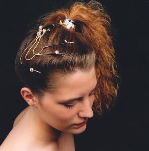 Hair jewelry 2003 by Laurent - Max De Cock