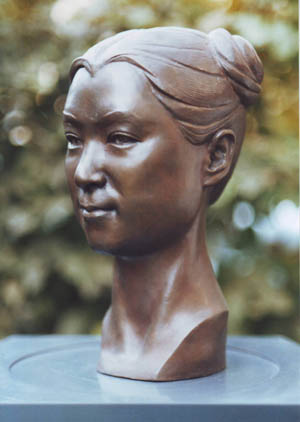 portrait sculpture by Yan Shufen Sculpture art