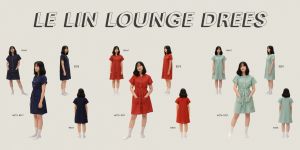 Le Lin Lounge Dress by Agustine Verdiana