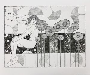 Girl With Flowers In Her Hair by My Portfolio