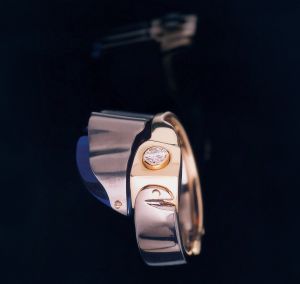 Titanium ring 1992 by Laurent - Max De Cock