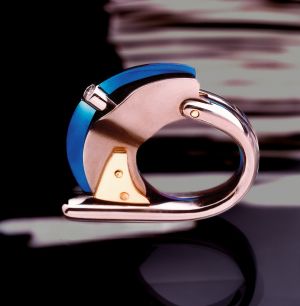 Titanium ring 1990 by Laurent - Max De Cock