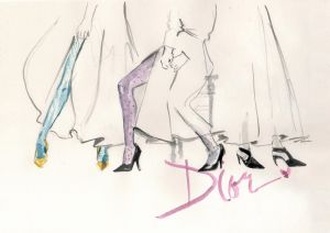 J'ador Dior © u.alexandra|watercolorheart|